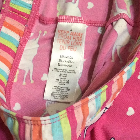 HATLEY girls rash guard size 7 with matching boy shorts size 6 - Picture 7 of 8